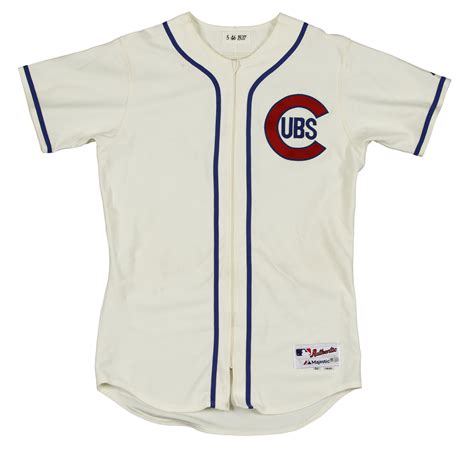 The blue-pinstripe classic has had some. . Vintage chicago cubs jersey